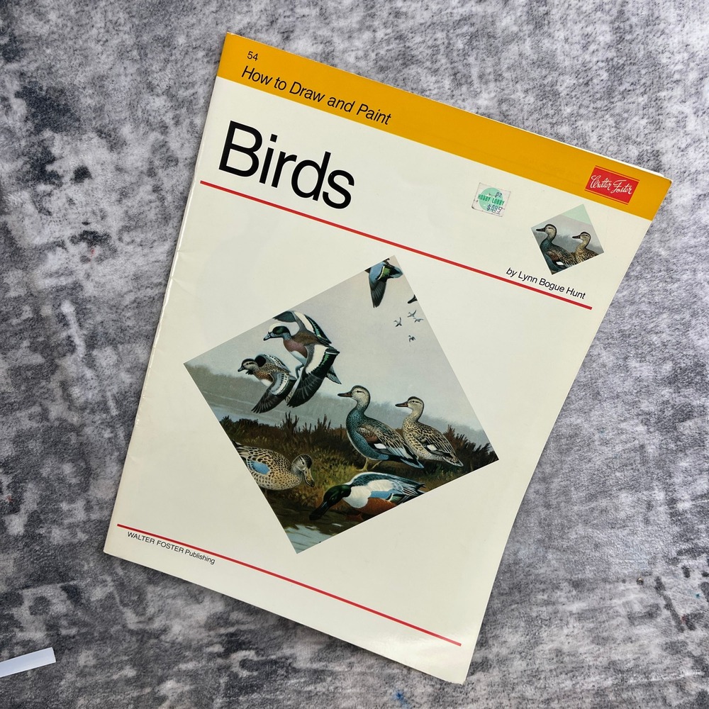 How to Draw and Paint Birds Art Book Walter Foster Lynn Bogue